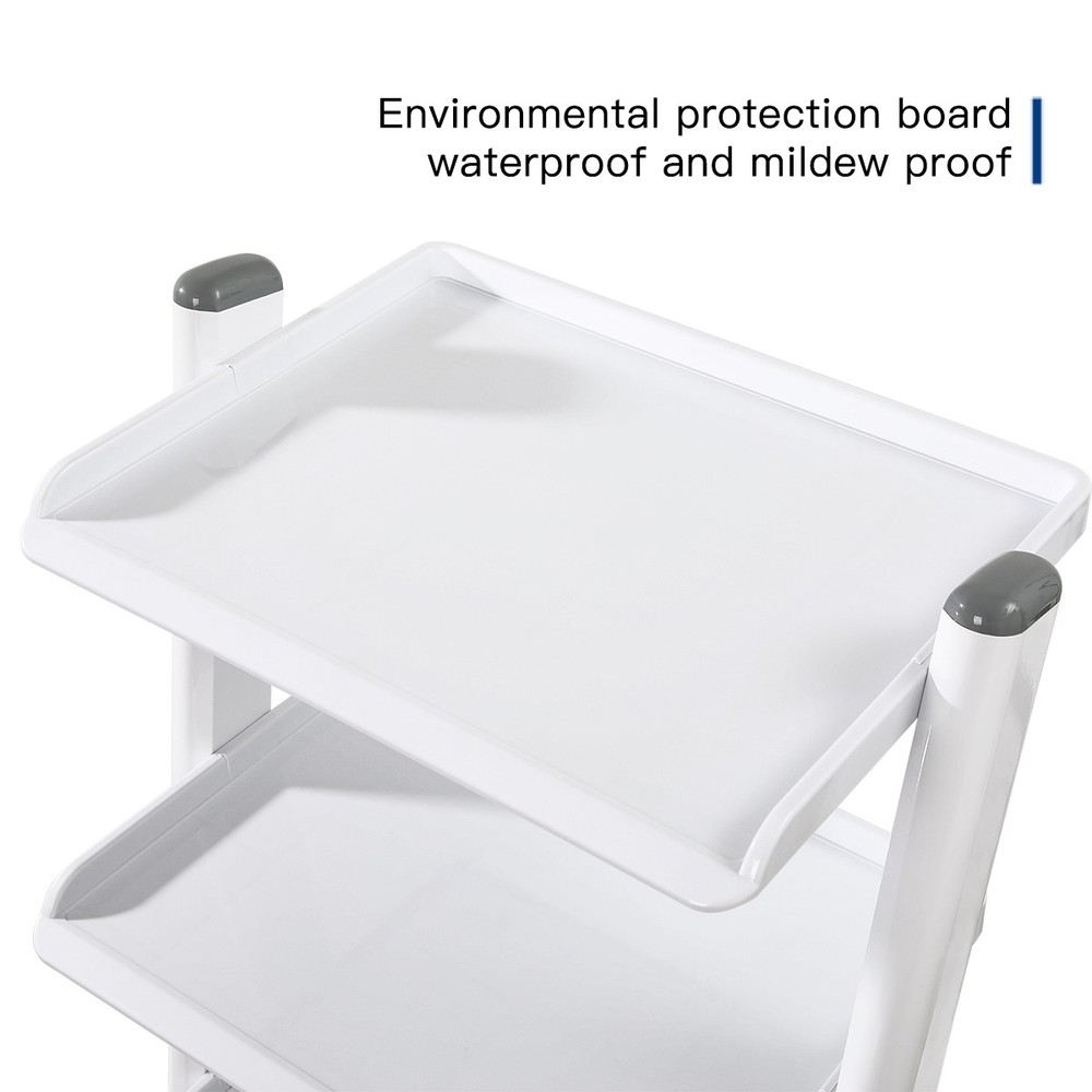 Dental Trolley Cart Mobile Rolling Serving Cart 3 Layers /Multi-Function Cart