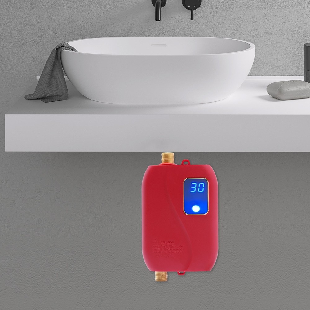 Mini 110v 3000w Electric Hot Water Heater Kitchen Instant Tankless Water Heater