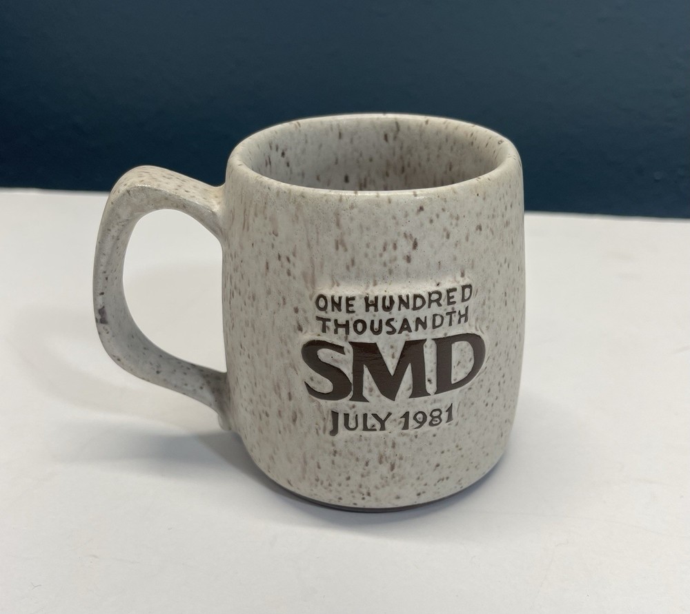 MPI Disk Drive SMD Control Data Coffee Mug Computer IBM July 1981 Commemorative