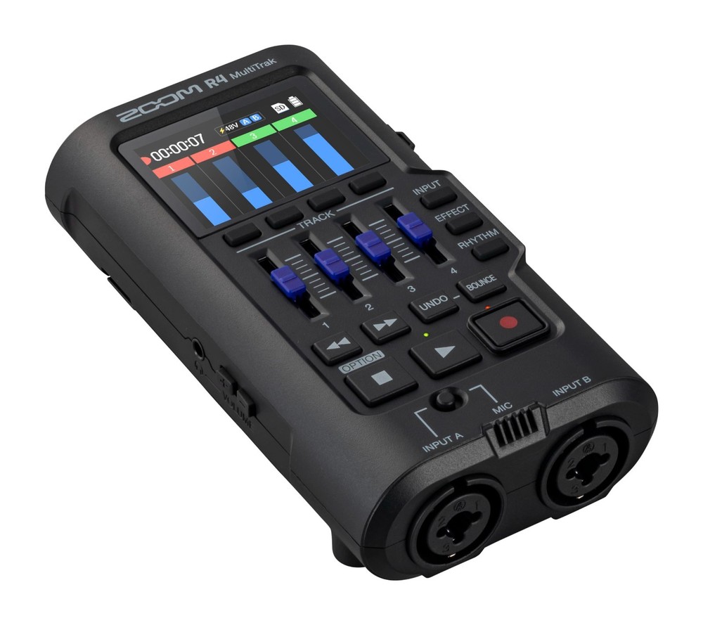 Zoom R4 MultiTrak 32-Bit Float 4-Track Portable Recorder USB Interface