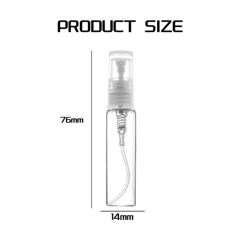 50Pcs 5ML Bottle Small Packing Atomizer Perfume Bottles Atomizing9670