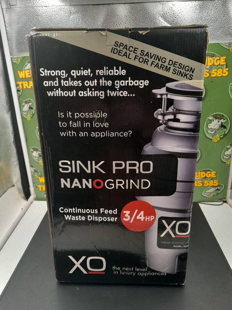 XO Sink Pro Nanogrind XOD34HP Continuous Feed Garbage Disposal