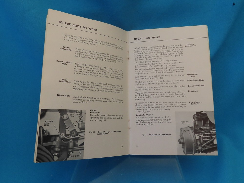 VINTAGE FORD Thames CWT models Instruction Book May 1959