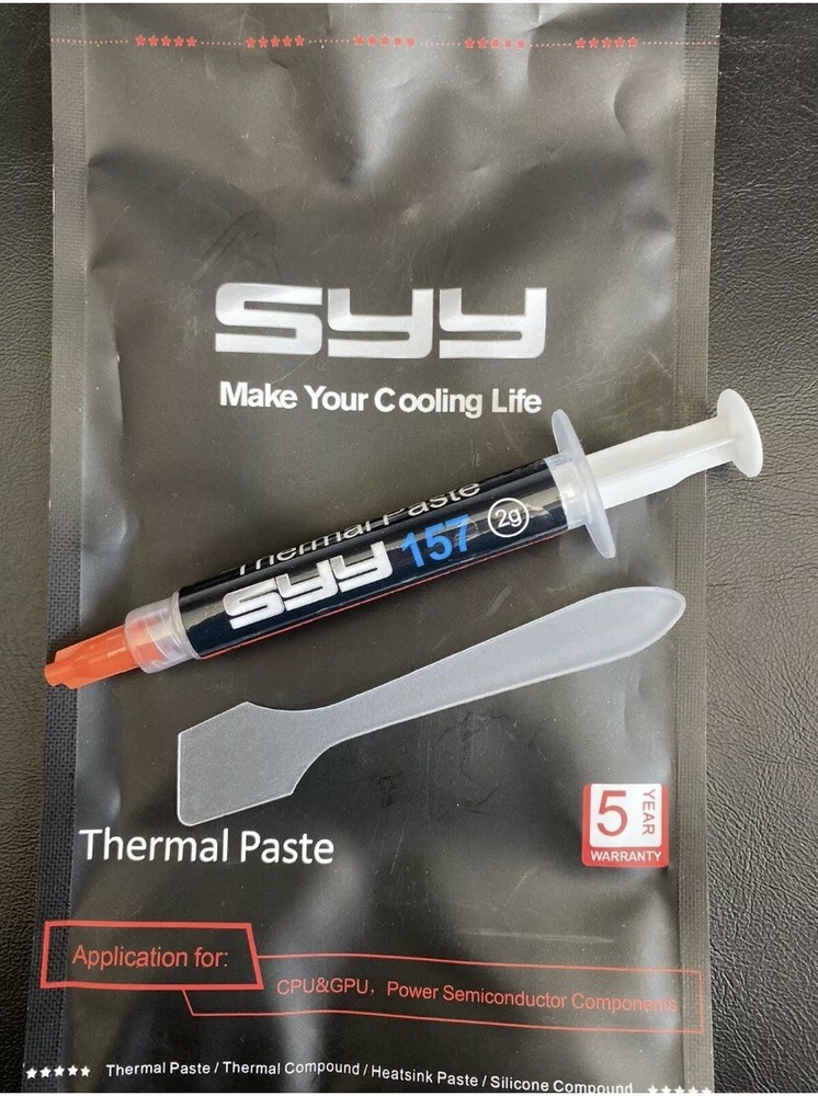 3 X Thermal Paste, SYY 2 Grams CPU Paste Thermal Compound Paste Heatsink
