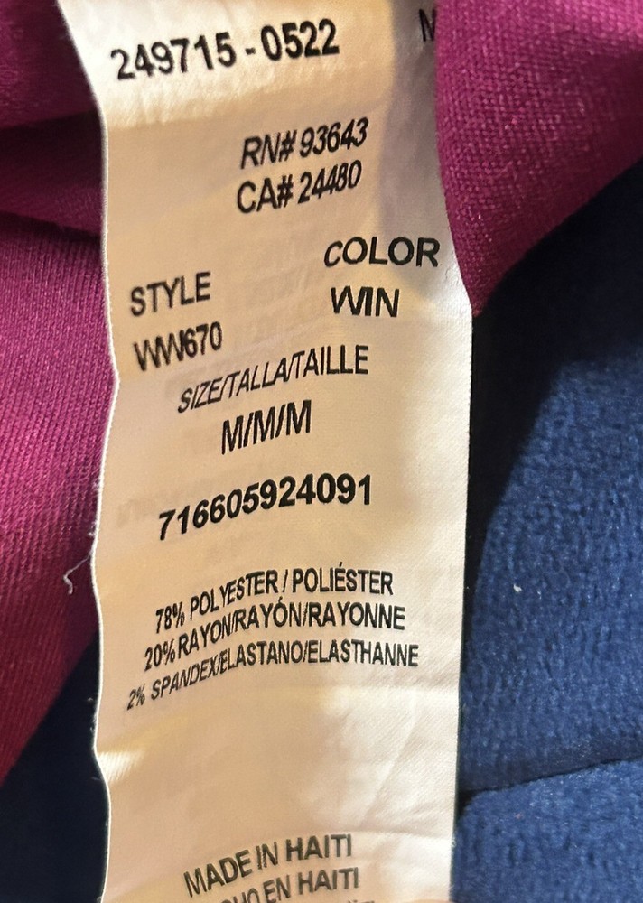 Burgundy Cherokee Scrubs