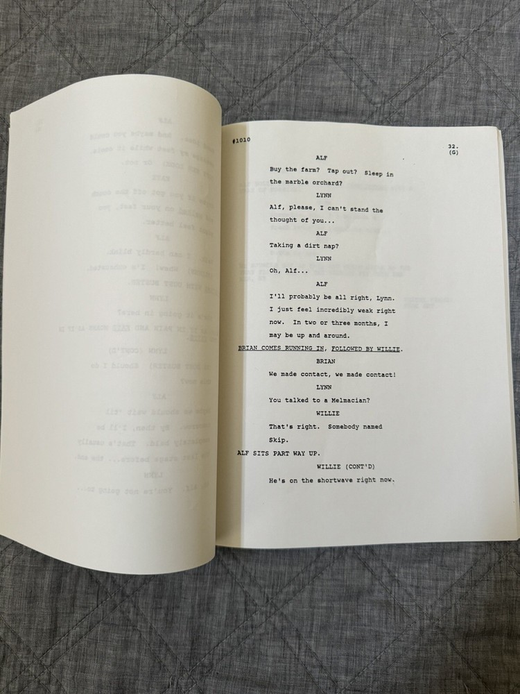Alf Help Me Ronda Script