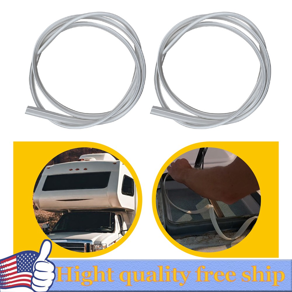 2 Pack For RV Roof Vent Seal 51" TPE Rubber Camper Vent Fan Gasket Replacement X
