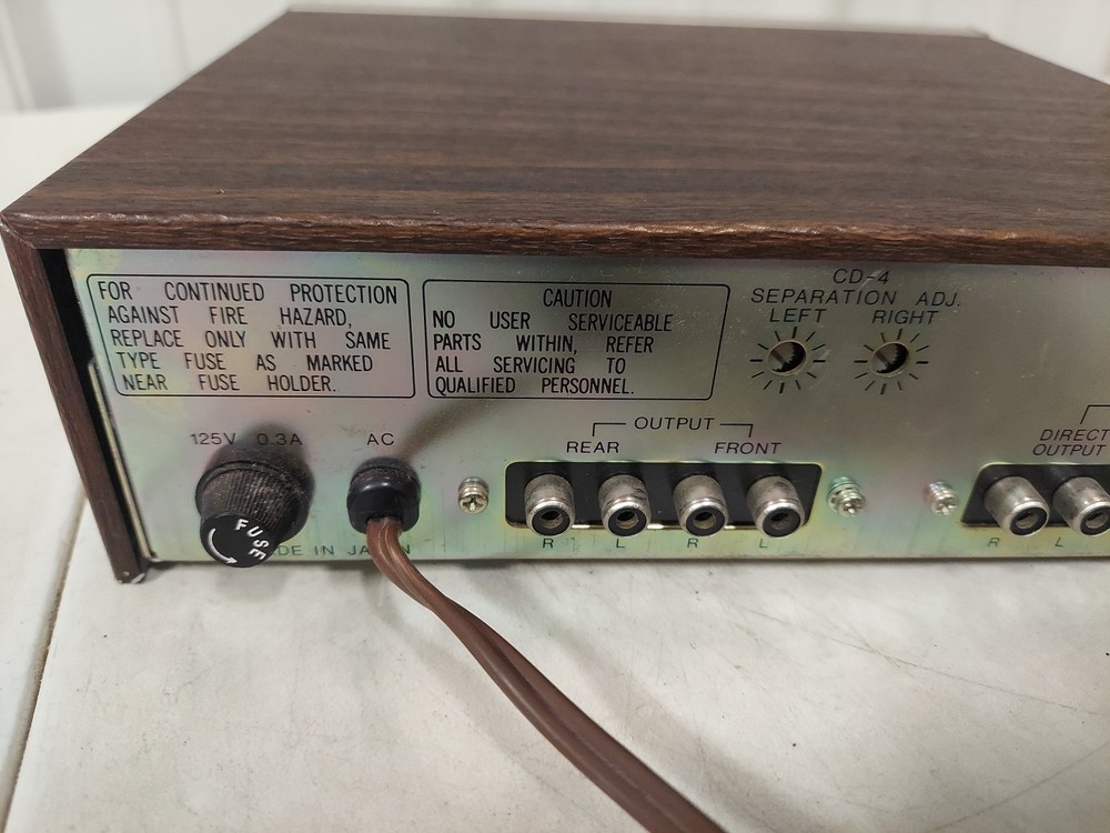 Vintage Lafayette CD-4 Demodulator Decoder Model CD-4, UNTESTED FOR PARTS #3073