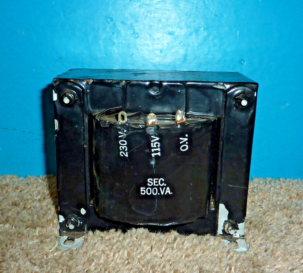 230VAC Transformer 500VA 115VAC Primary