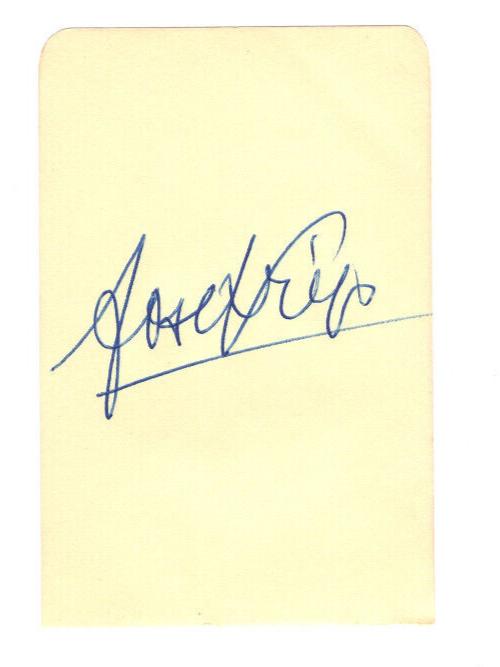 Josef Krips Signed Page 1950s / Autographed Austrian Conductor