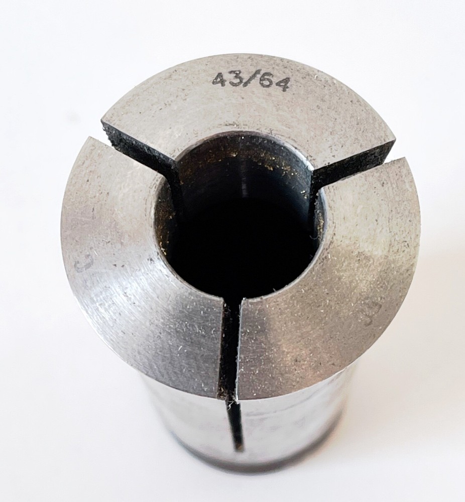 43/64" MSC 5C Round Collet External & Internal Threads .671875"