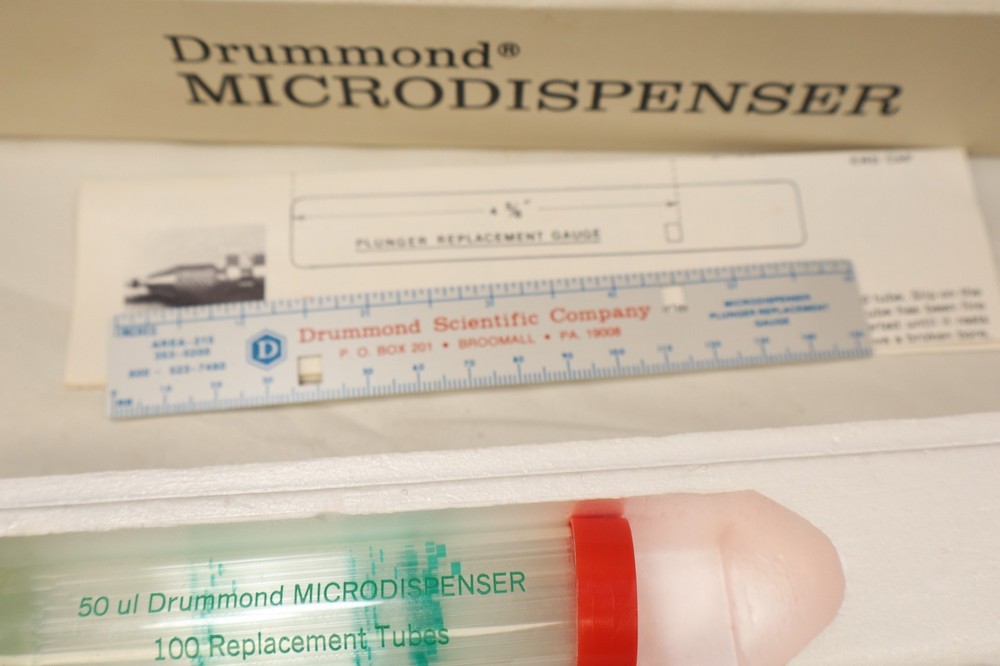 DRUMMOND 50uL Microdispenser Fixed Volume Single Channel Pipet