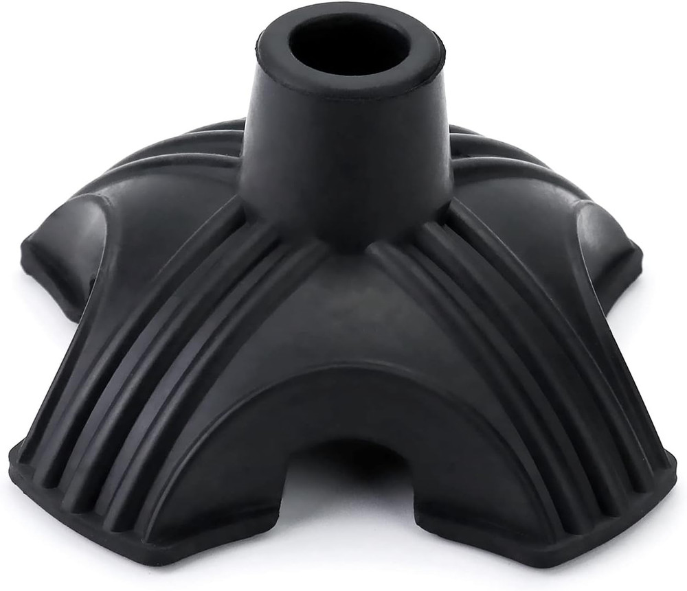 Rubber Replacement Foot Pad for Walking Canes, Universal Stable Four Point St...