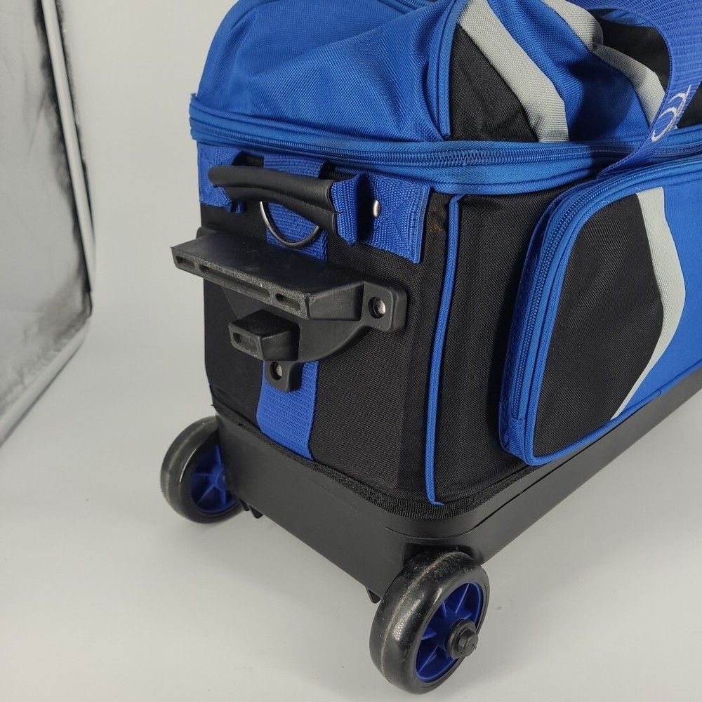 BSI Dash 2 Ball Roller Bowling Bag Blue and Black
