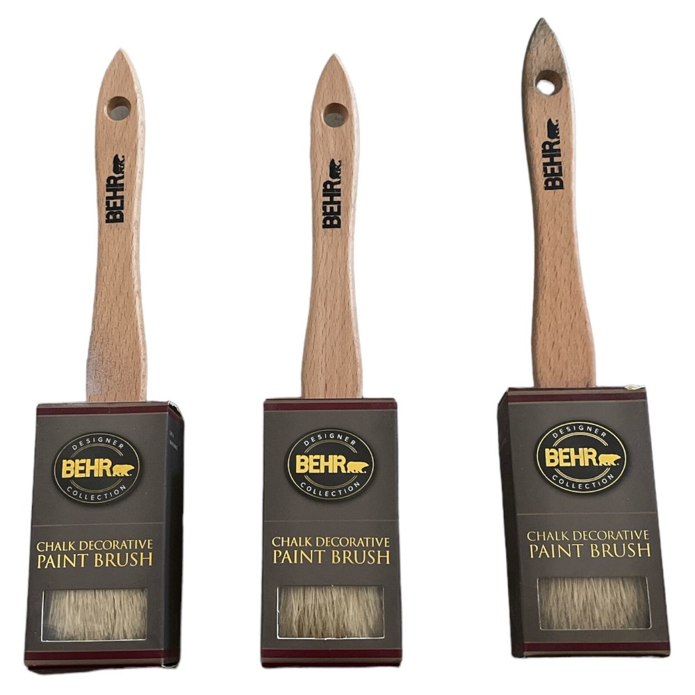 BHER Chalk Decorative Paint Brush (3 Pack) M