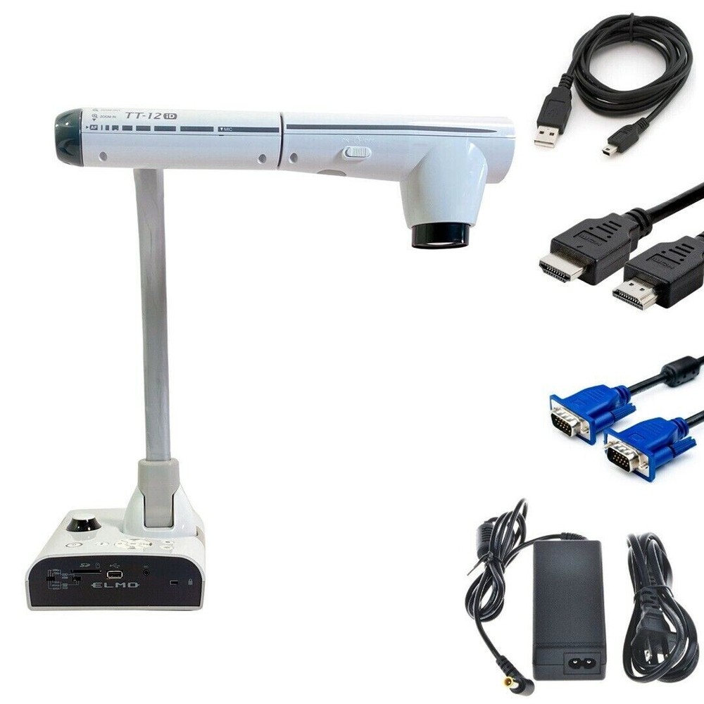 Document Camera for Teachers Classroom Lesson Presentation Project HDMI w/Bundle