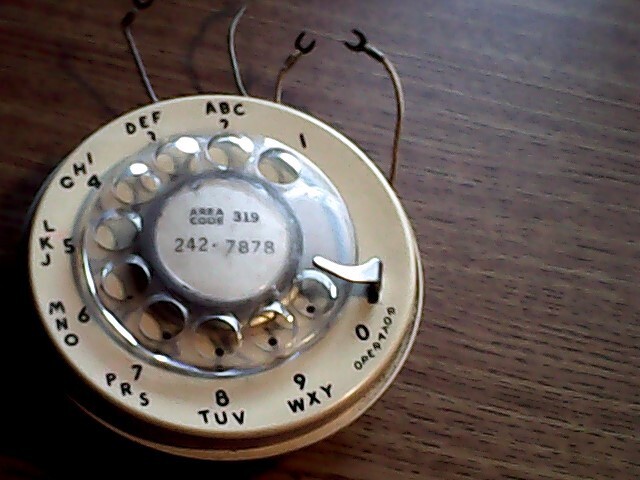W.E Rotary Phone Dial,For Parts