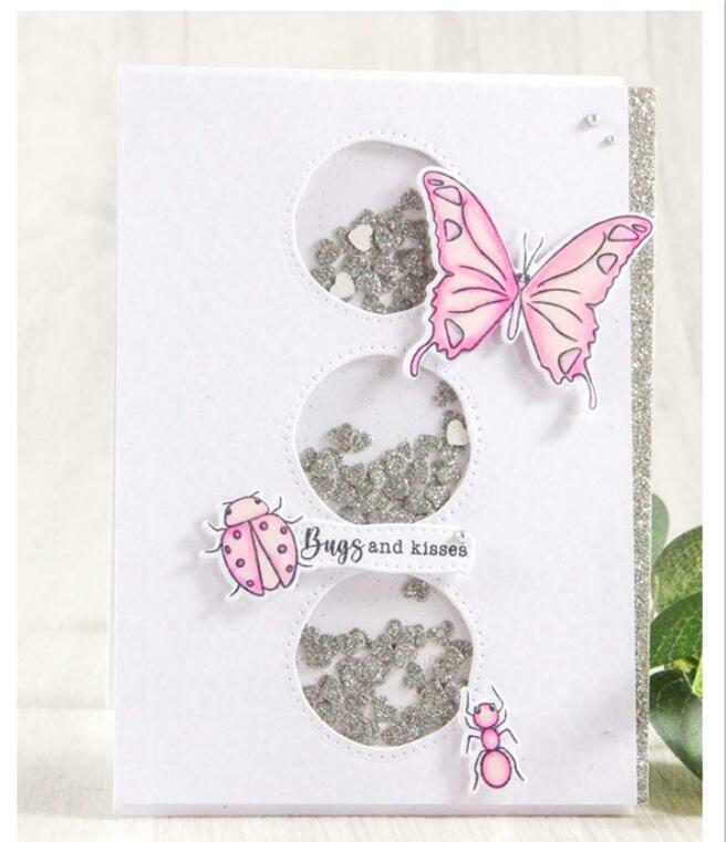 Round Shape Frame Metal Cutting Dies Scrapbooking Embossing Stencils Template