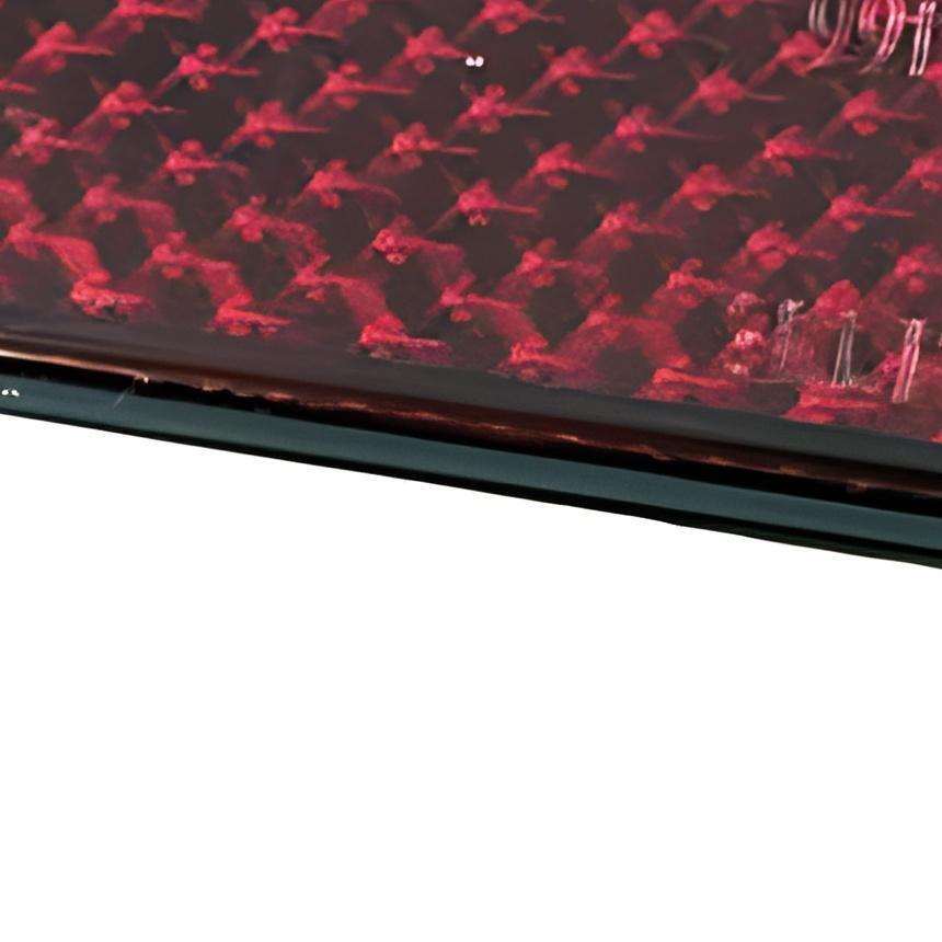 Reflector RMS 95x25mm, rectangular, self-adhesive, red