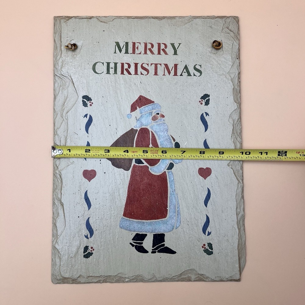 Bluestone Slate Merry Christmas Wall Decoration