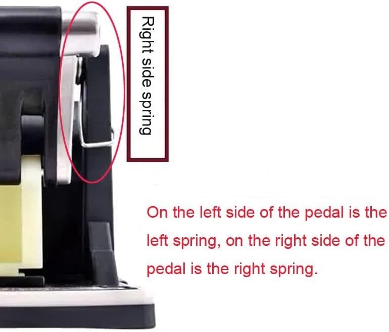 2 Pack Spin Mop Bucket Spring Replacement Right Left Side Rebound Silver