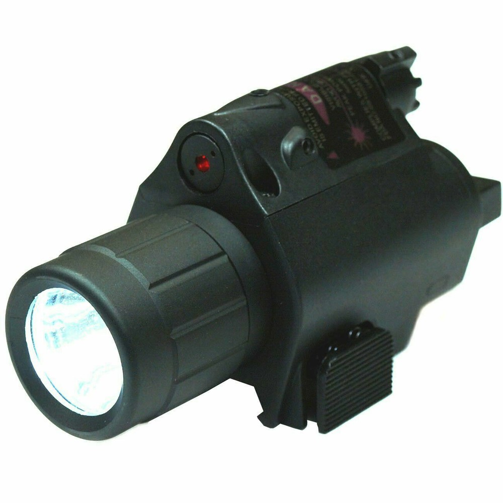 Red Laser Sight & CREE LED Flash Light Combo with Picatinny Rail Mount
