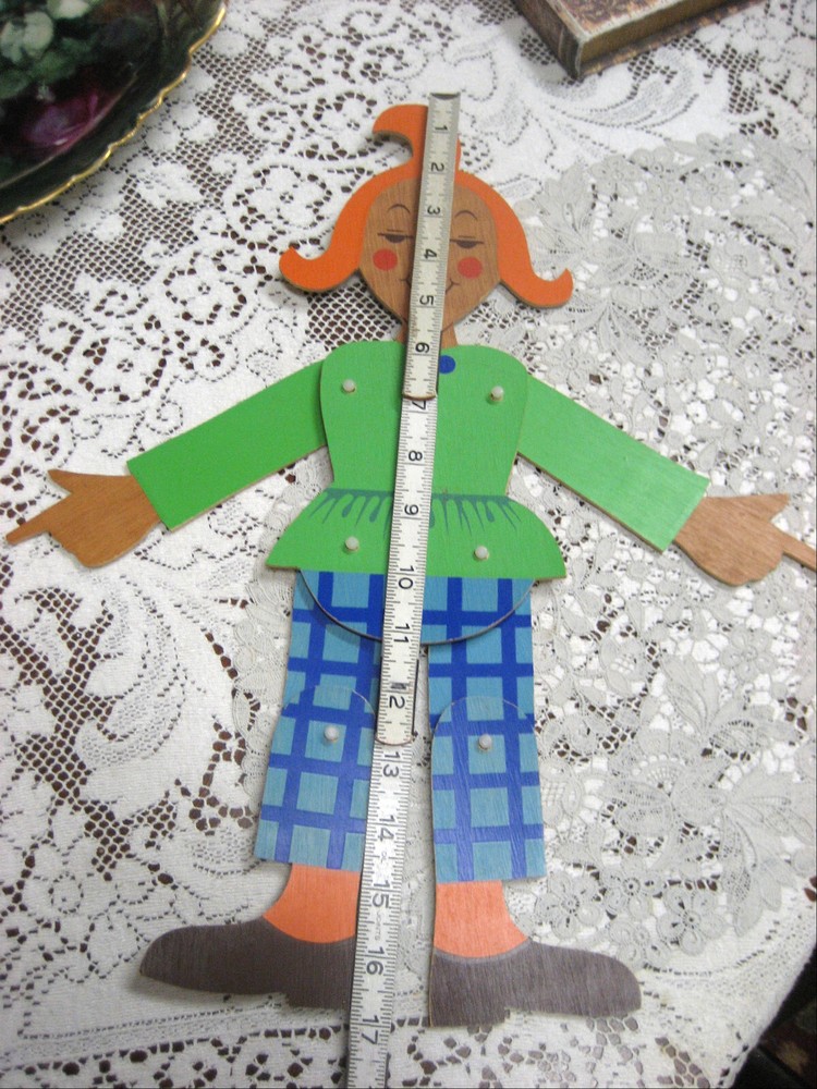 Moritz Red-Haired Boy Wood Jumping Jack Pull String Toy - Hampelmann