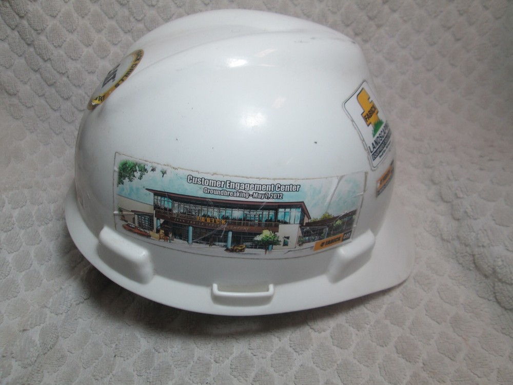 V-Gard CAT Caterpillar Logo Fabick 2012 Hard Hat Cap Size Medium nr
