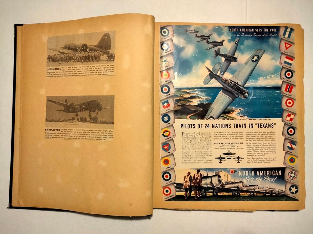 Army Air Forces AAF Scrapbook 1942 WWII