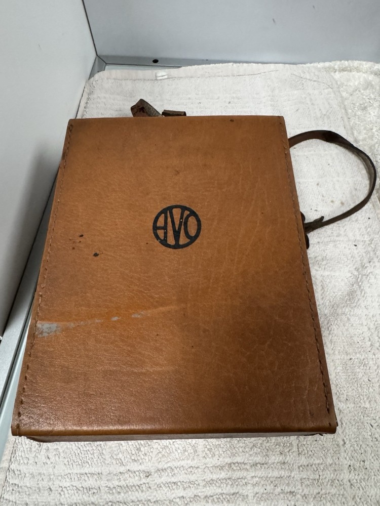 Avometer 8 V Electrical Test Meter Leather Carry Case Leads Instructions Working