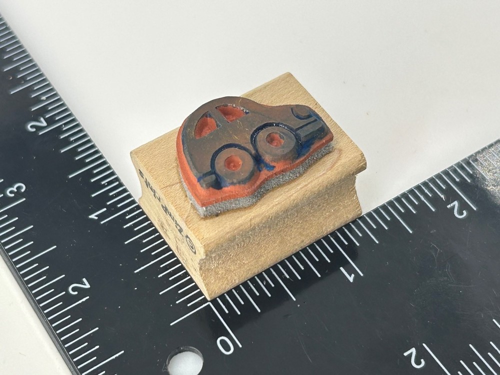 Rubber Stamp Car Vehicle Block Craft Card Making