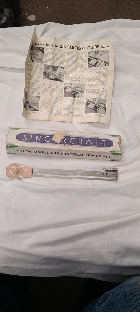 Vintage Singer Singercraft Guide No. 2 In Original Box With Paperwork