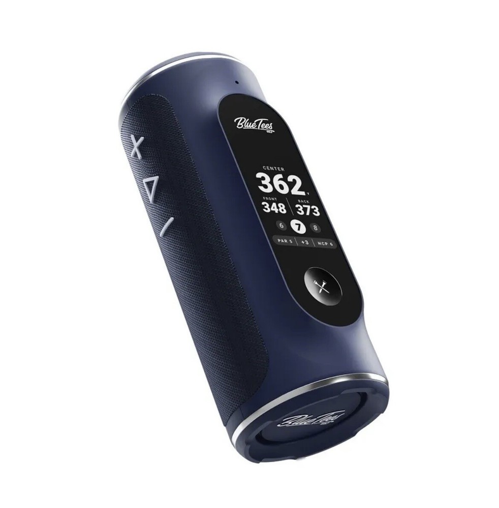 Blue Tees 2023 GPS Golf Player+ Magnetic Wireless Bluetooth Speaker Navy