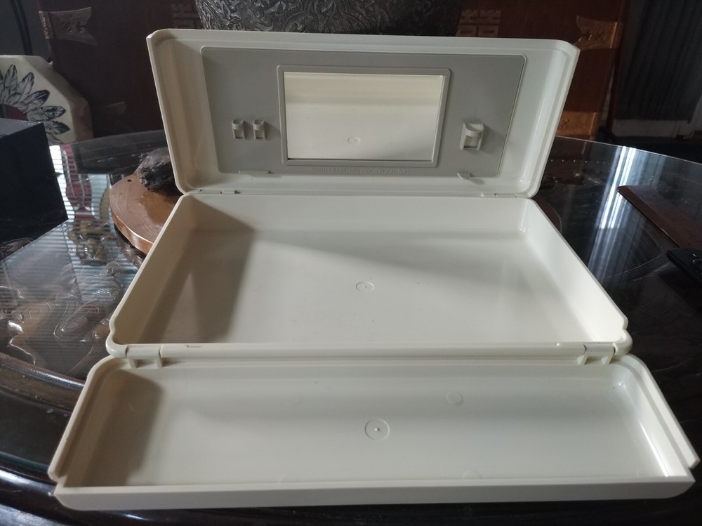 Vintage 1980s Estee Lauder makeup storage display case