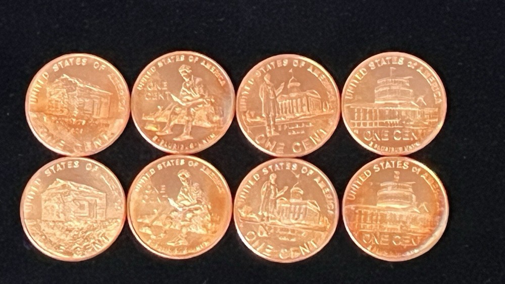 2009 P & D Complete Set 8 Coin Lincoln Bicentennial Cent Penny