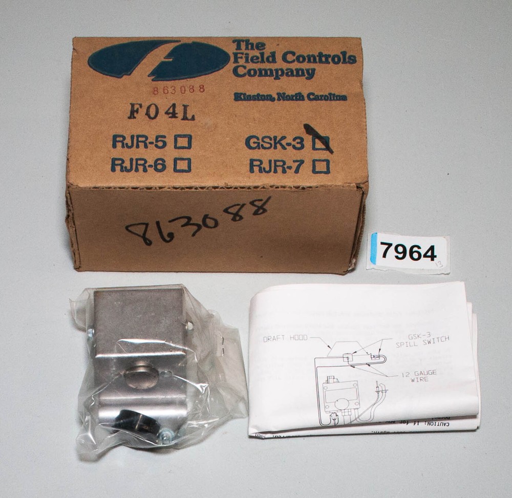 Field Controls GSK-3 Gas Spillage Sensing Switch