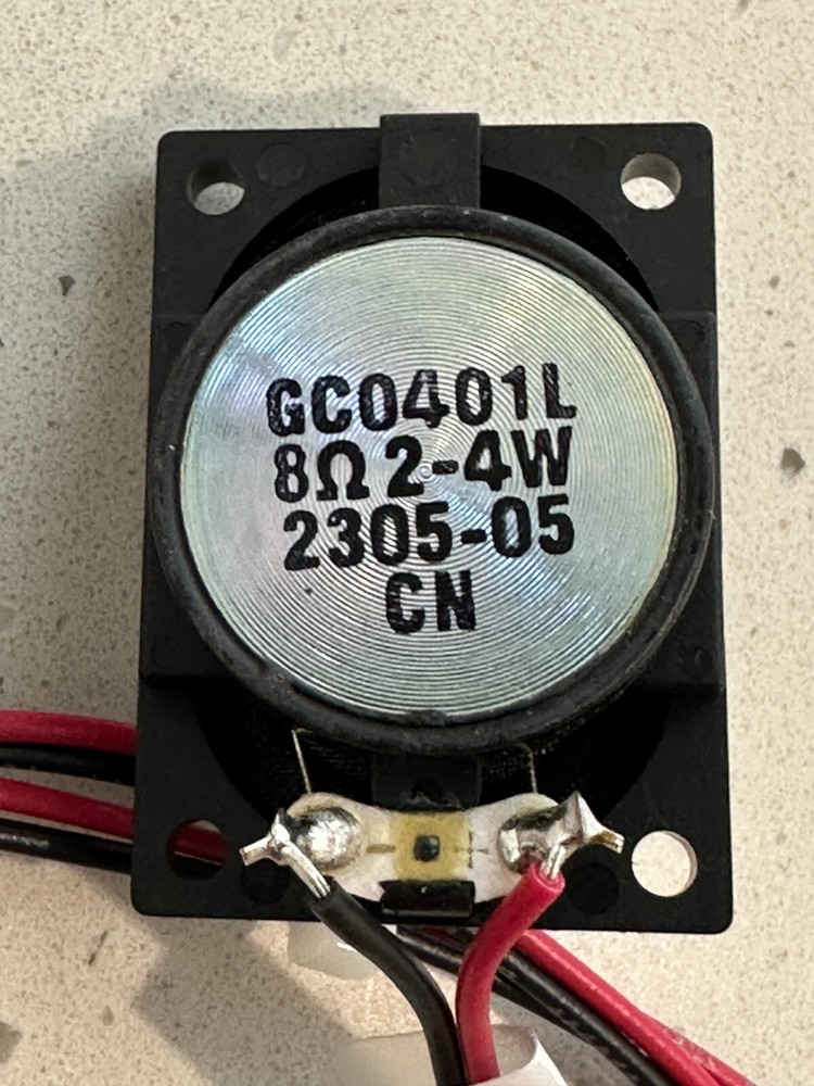 Pair GC0401L Miniature Rectangular 8Ω 2-4 Watt Display Board Gaming Speakers NEW