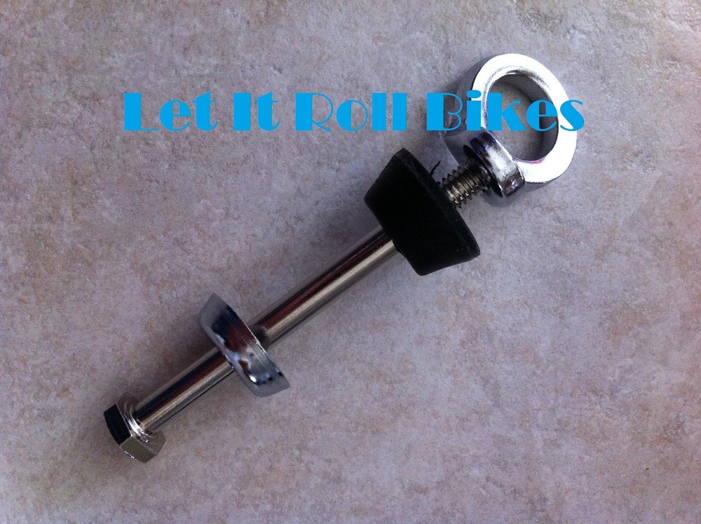 Bicycle Springer Fork Bolt & Ring Chrome Bikes