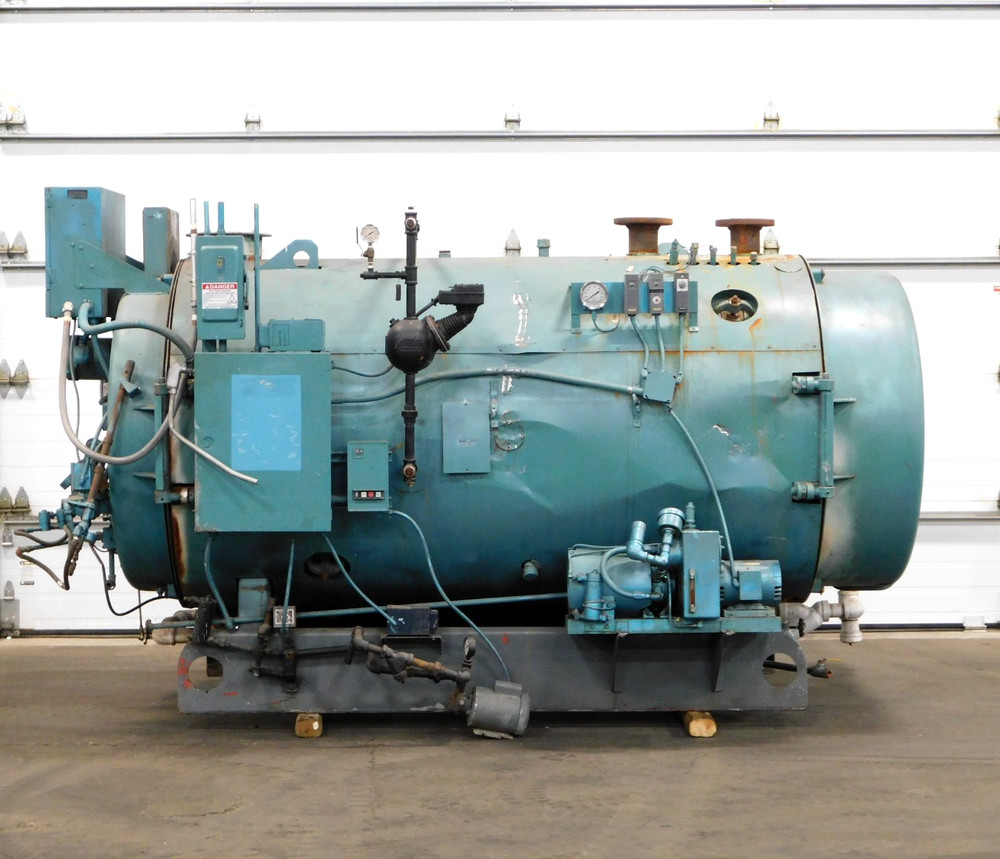 MO-6382, CLEAVER BROOKS CB-200-50 PACKAGED HOT WATER BOILER. NG. 50 HP. 60 PSI.