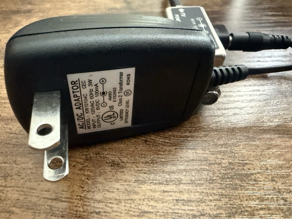 Power Inserted 6V 100mA