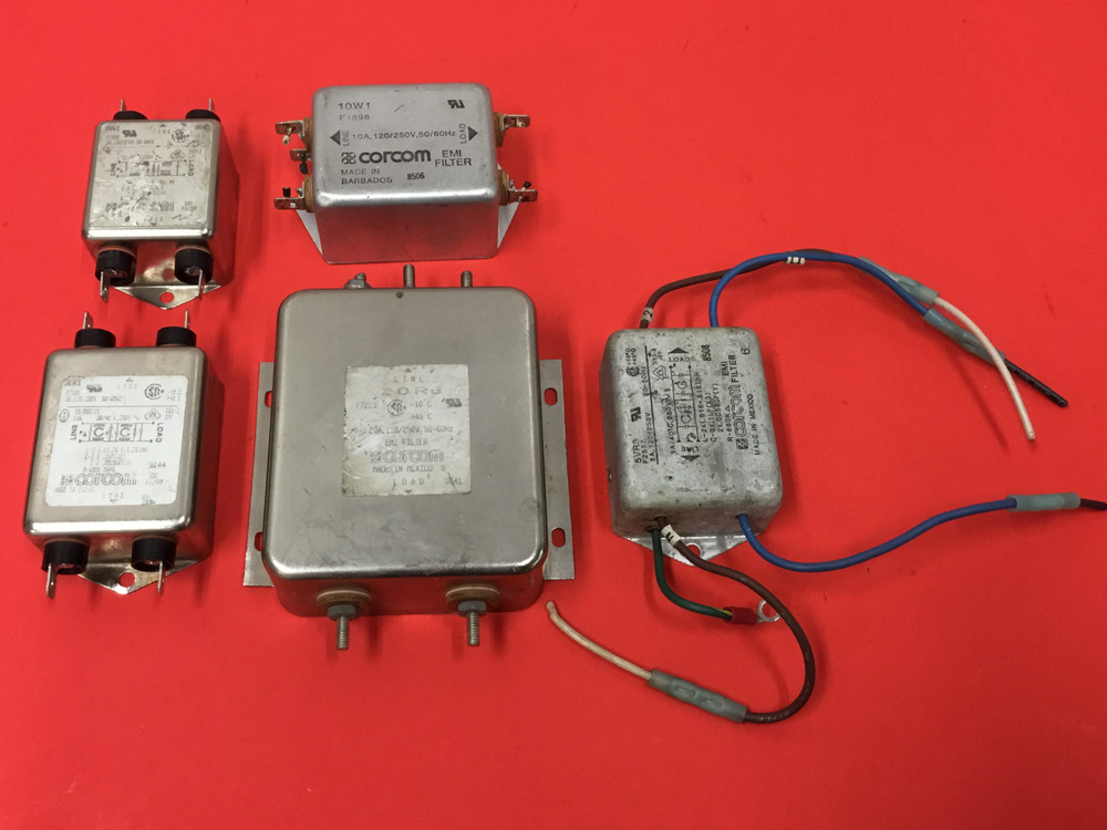 Mixed Lot of (5) - CORCOM EMI FILTER
