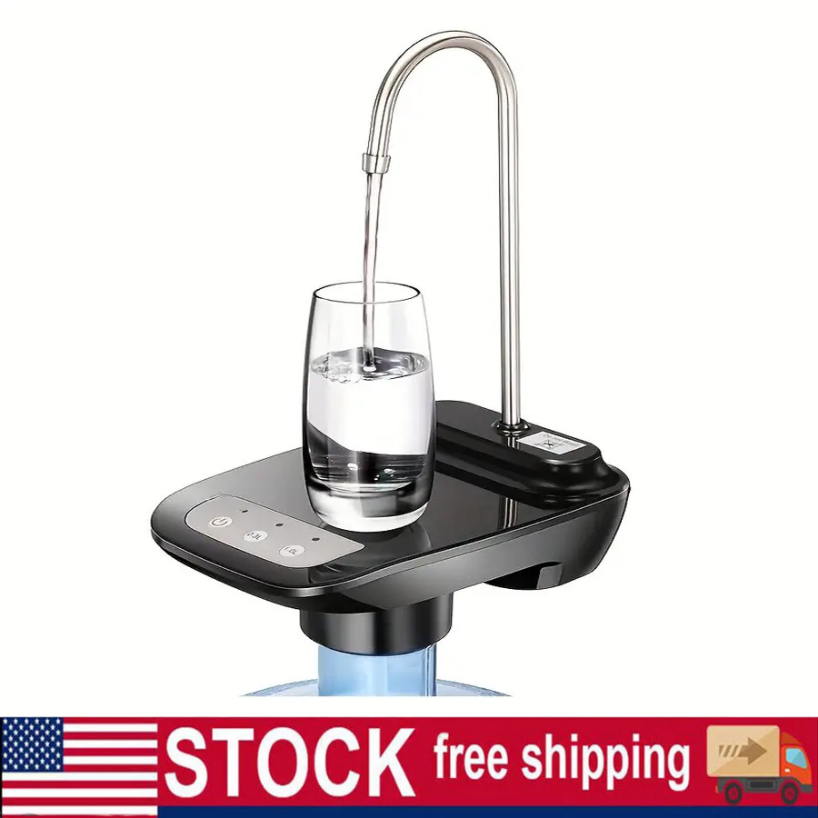 Portable Electric Smart Water Dispenser For 5 Gallon Bottles, USB Powered 1pc
