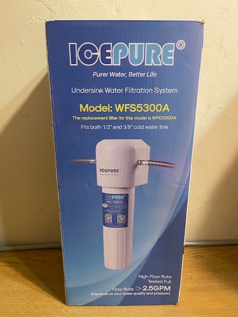 BRAND NEW ICE PURE WFS5300A UNDERSINK WATER FILTRATION SYSTEM FILTER WFC5300A