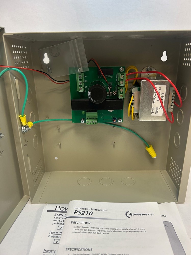 Command Access PS210 Access Control Class 2 Power Supply 78850