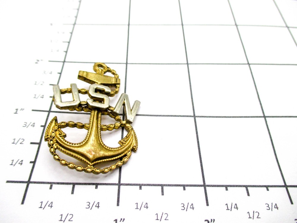 Vintage Navy Pin Anchor Rope with old Clasp