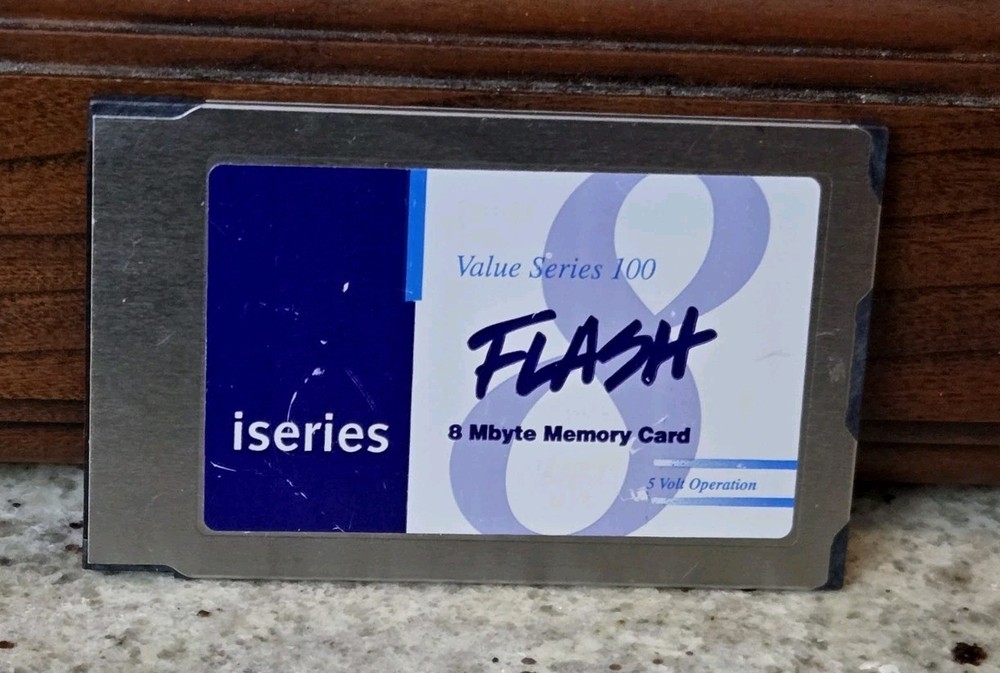 CENTENNIAL TECHNOLOGIES PM24560 PCMCIA FLASH 8 MBYTE MEMORY CARD TESTED