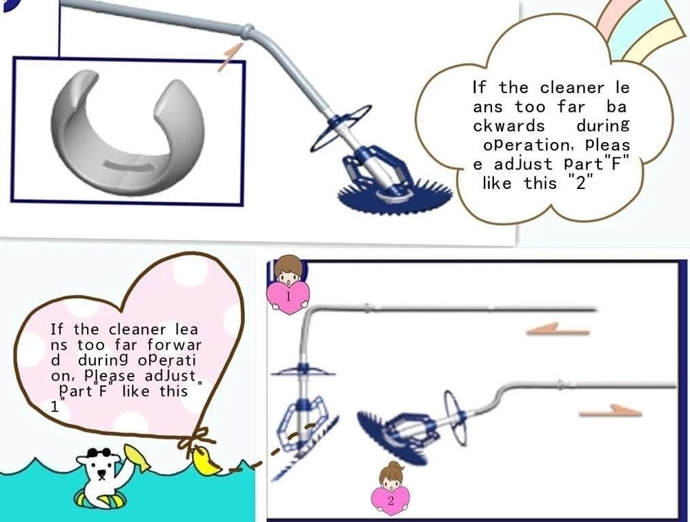 Efficient In-Ground Pool Vacuum with Adjustable Suction Power & Durable Hoses