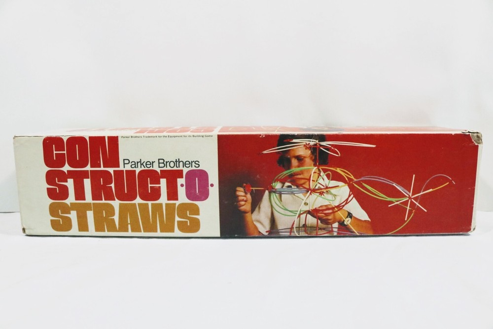 Vintage Game Construct-O-Straws