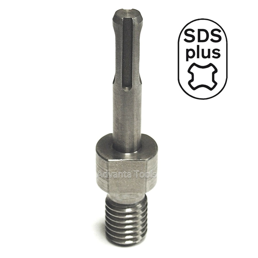 Core Drill Adapter - 5/8"-11 Threaded Male to SDS-Plus for Hammer Drill