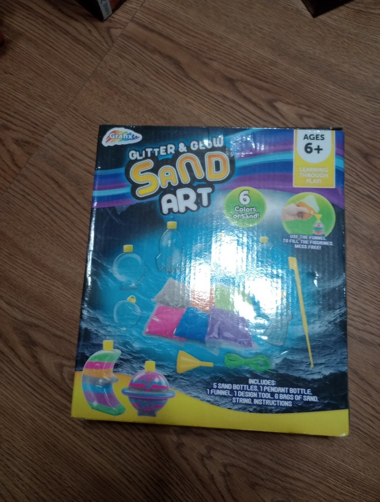 Grafix Colorful Sand Art Set 6 Colors
